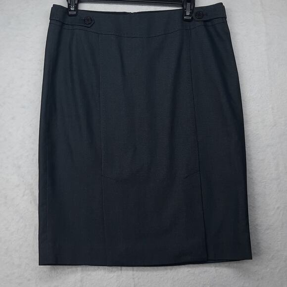 The Limited Pencil Skirt Dark Blue-Gray Women's Size 6 Work Professional - Picture 1 of 12